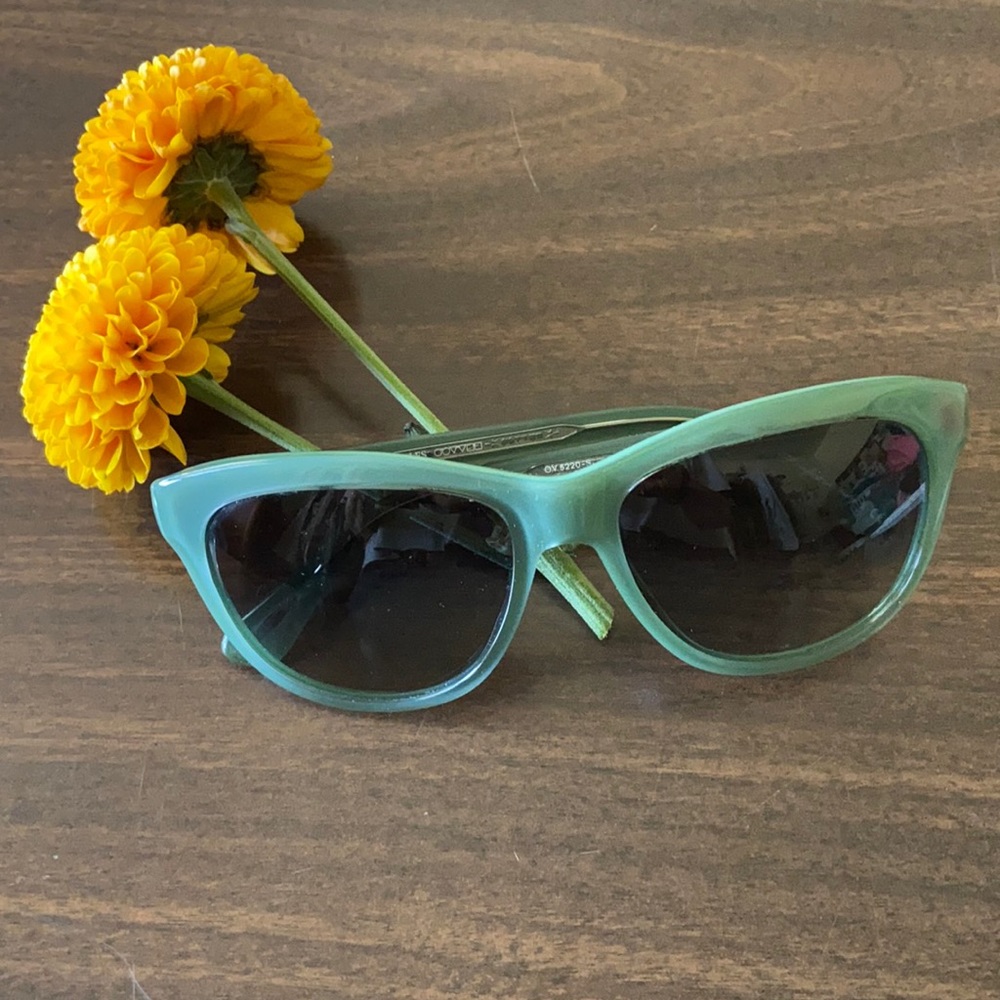 Oliver Peoples Reigh SemiRound Sunglasses Sea Foam